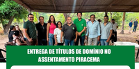 Dignidade e Segurança Jurídica: Marianópolis do Tocantins Celebra Entrega de Títulos de Domínio no Assentamento Piracema