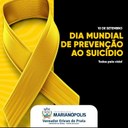 Setembro amarelo - mês da prevenção do suicídio