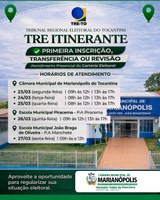 TRE Itinerante Chega a Marianópolis com Atendimentos na Câmara e na Zona Rural